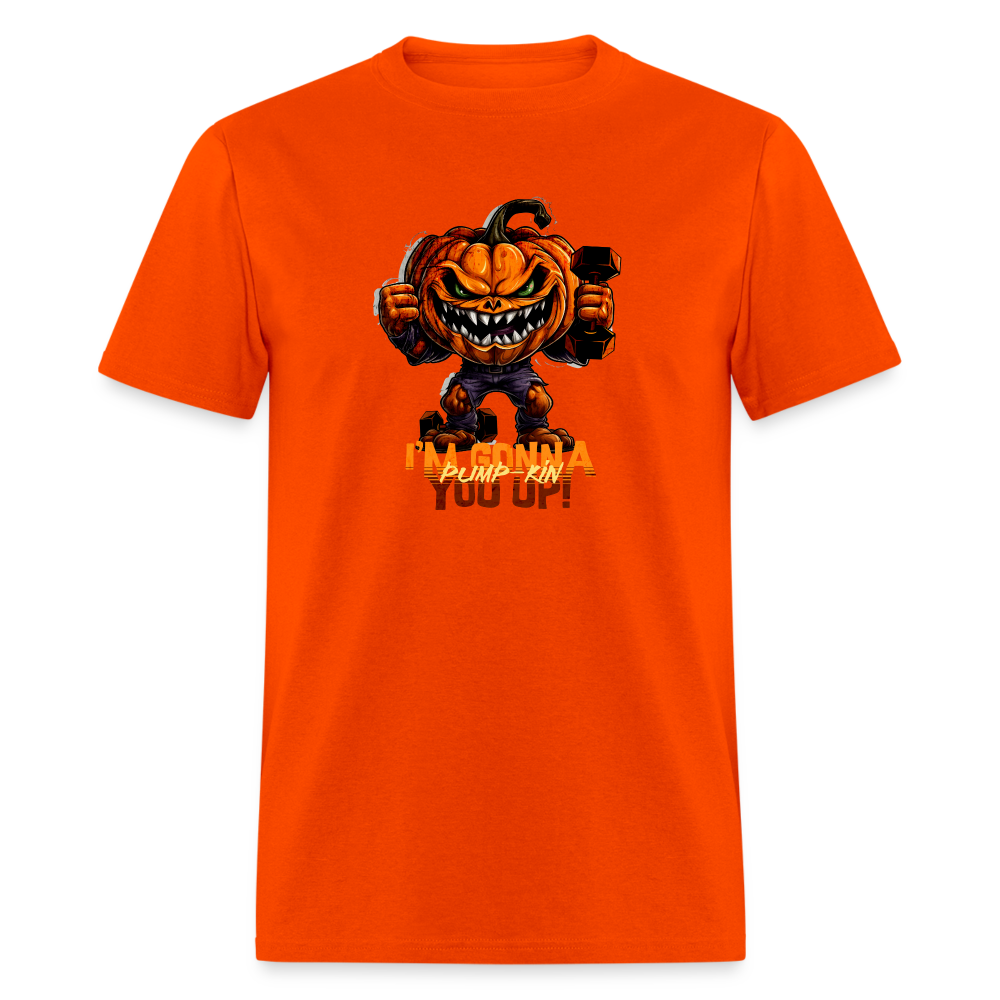 I'M GONNA PUMP-KIN YOU UP TEE - orange