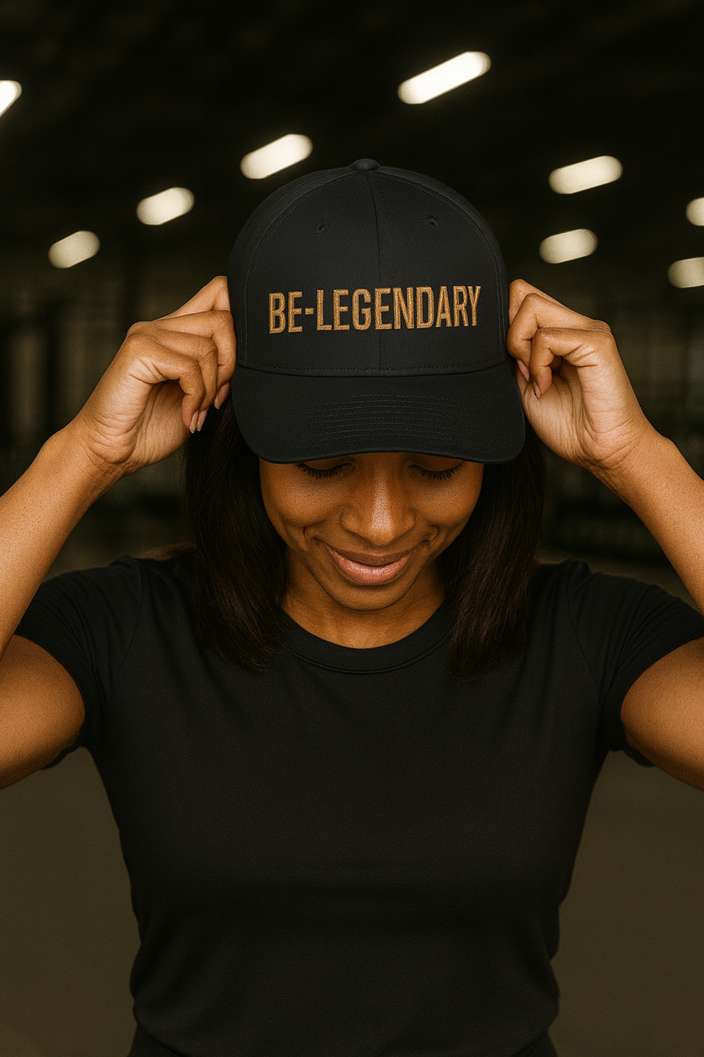 Be Legendary Embroidered Baseball Flex Cap