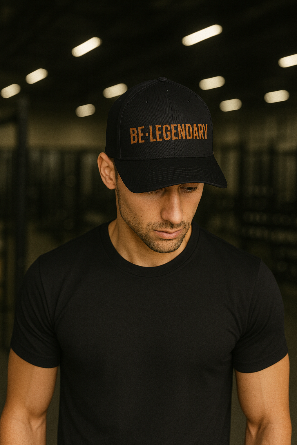 Be Legendary Embroidered Baseball Flex Cap