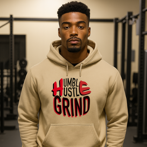 Humble Hustle Grind Unisex Heavy Weight Hoodie