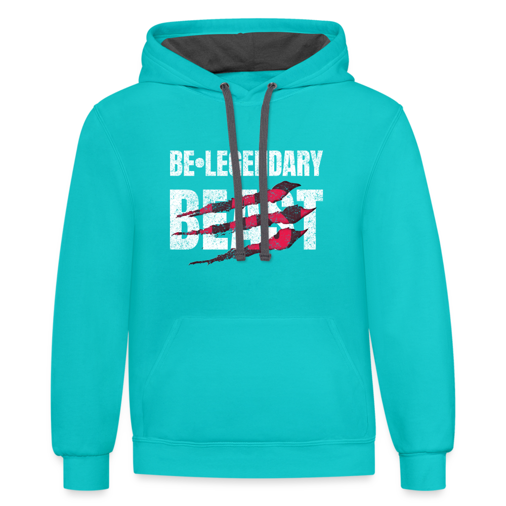 Be Legendary Beast Hoodie - scuba blue/asphalt