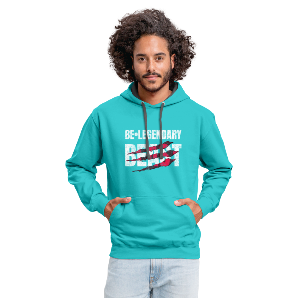 Be Legendary Beast Hoodie - scuba blue/asphalt