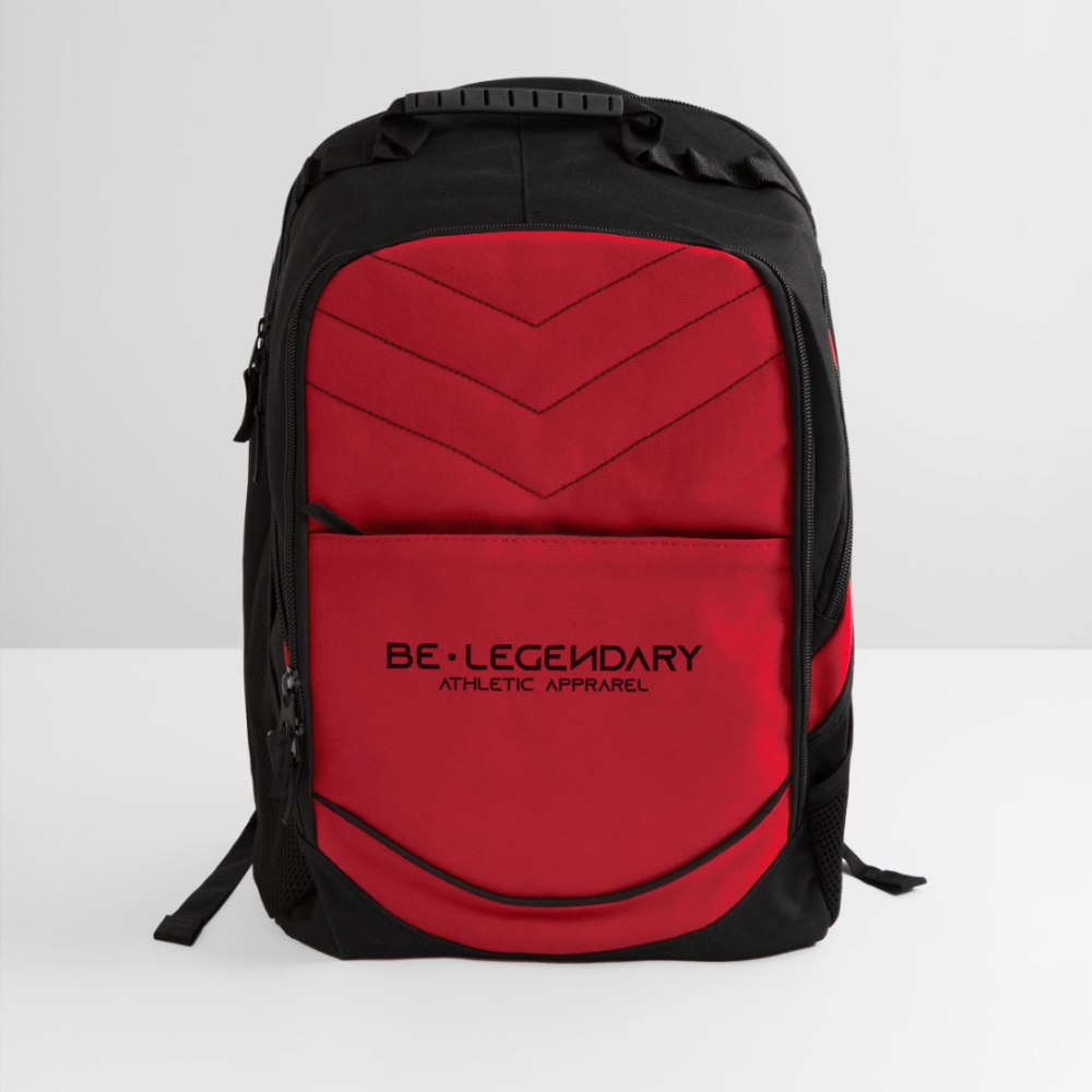 Be Legendary Athletic Apprarel Backpack - red