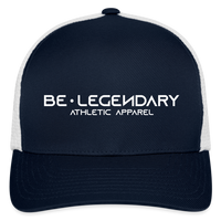 Be Legendary Athletic Baseball Cap - navy/white