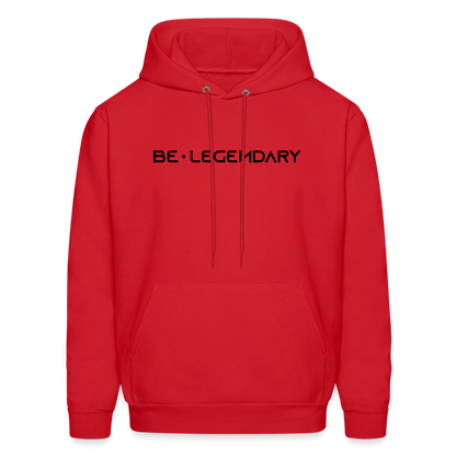 Be Legendary Flag Hoodie (Black Logo) - red