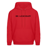 Be Legendary Flag Hoodie (Black Logo) - red