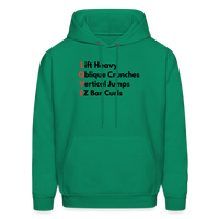 Unisex L.O.V.E Hoddie - kelly green