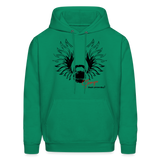 Stay Stronger Than Yesterday Kettlebell Hoodie - kelly green