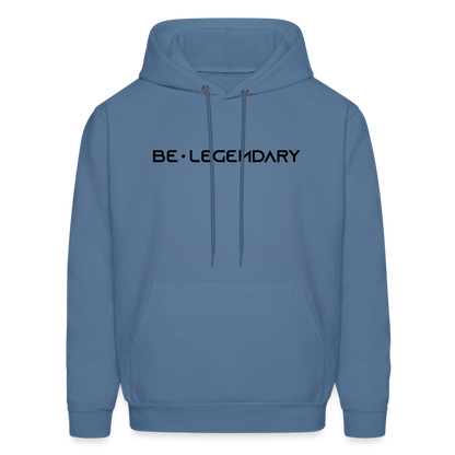 Be Legendary Flag Hoodie (Black Logo) - denim blue