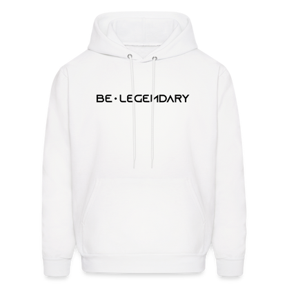 Be Legendary Flag Hoodie (Black Logo) - white