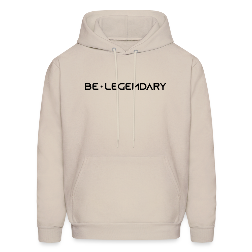 Be Legendary Flag Hoodie (Black Logo) - Sand