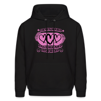 Unisex Train Hard Laugh Hard Love Hard Hoodie - black