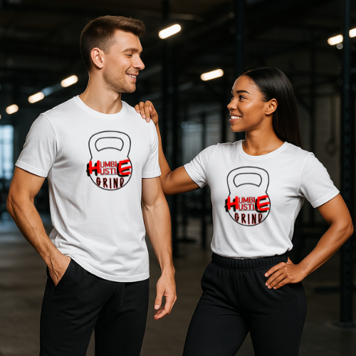 Humble Hustle Grind Kettlebell Unisex Tee
