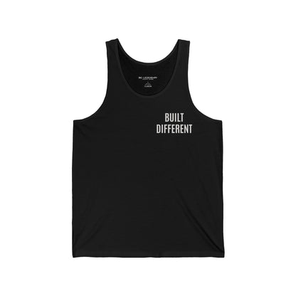 "Built Different" Definition Fitness Tank