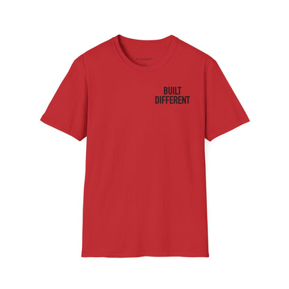 BUILT DIFFERENT Definition Tee – Red