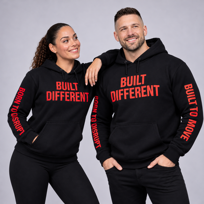Built Different Hoodie – Black