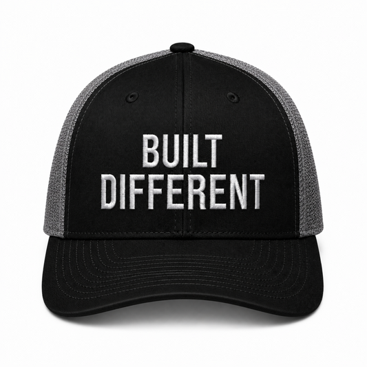 Built Different Gym Trucker Hat