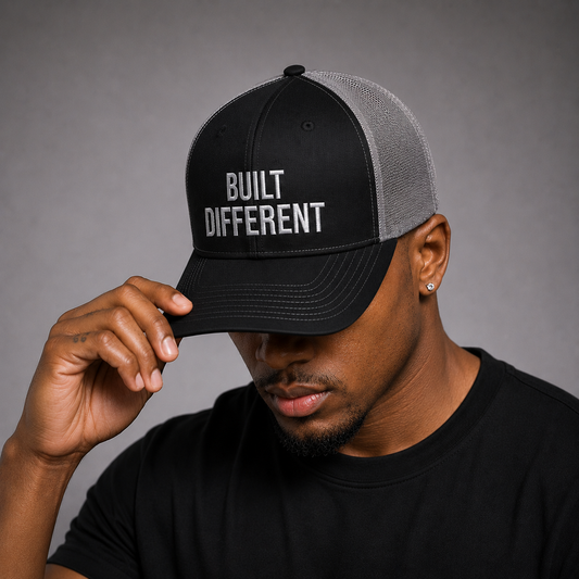 Built Different Gym Trucker Hat