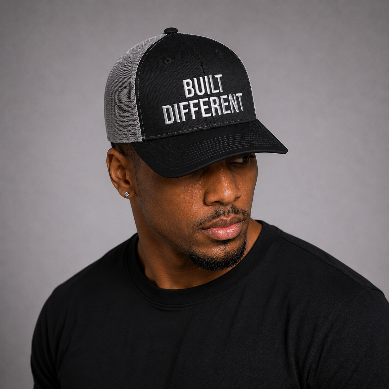 Built Different Gym Trucker Hat
