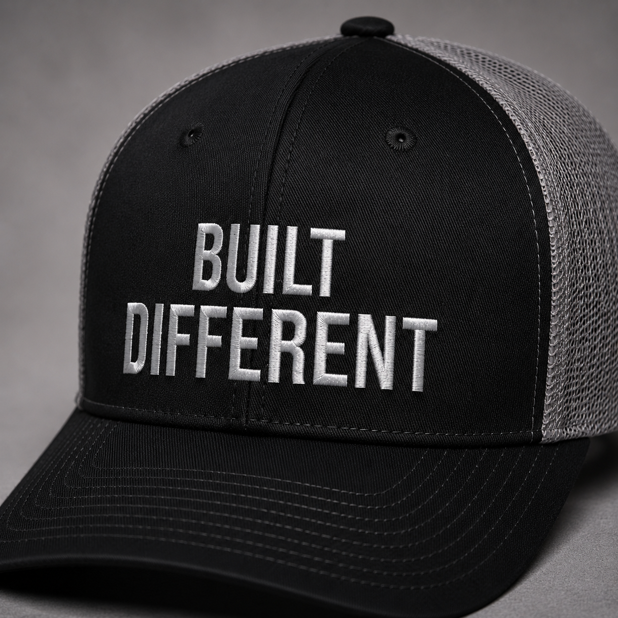 Built Different Gym Trucker Hat