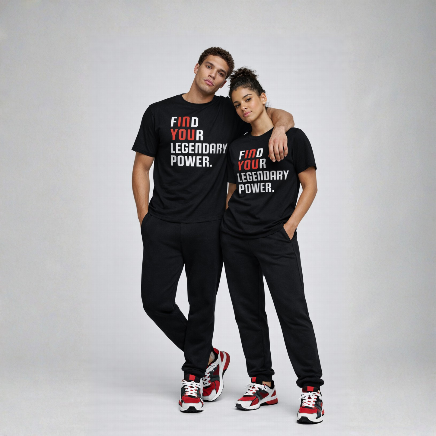 Find Your Legendary Power (In You) Black Tee - Be•Legendary Athletic Apparel