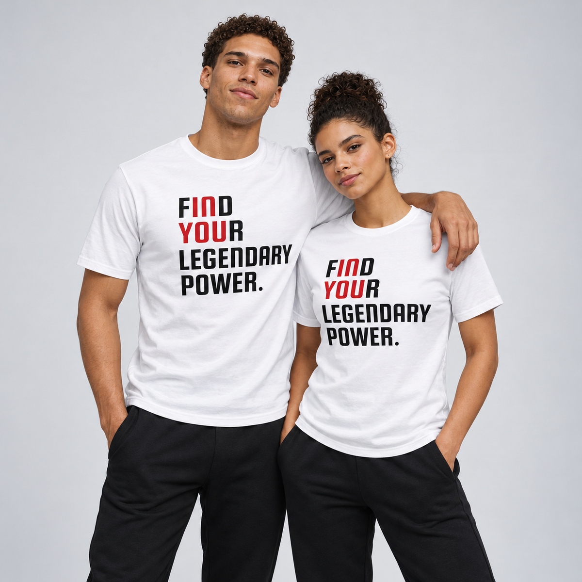 Find Your Legendary Power Tee – White
