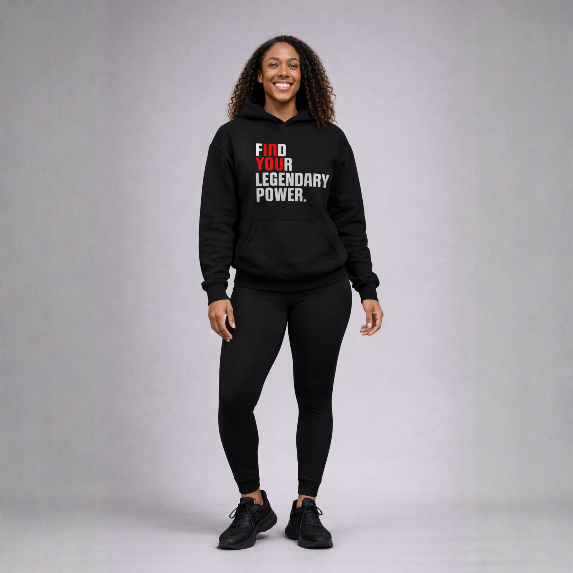 Find Your Legendary Power (In You) Heavy Unisex Hoodie - Be•Legendary Athletic Apparel
