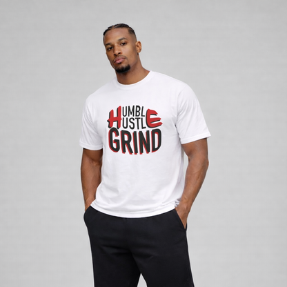 Humble Hustle Grind Unisex Tee - Be•Legendary Athletic Apparel