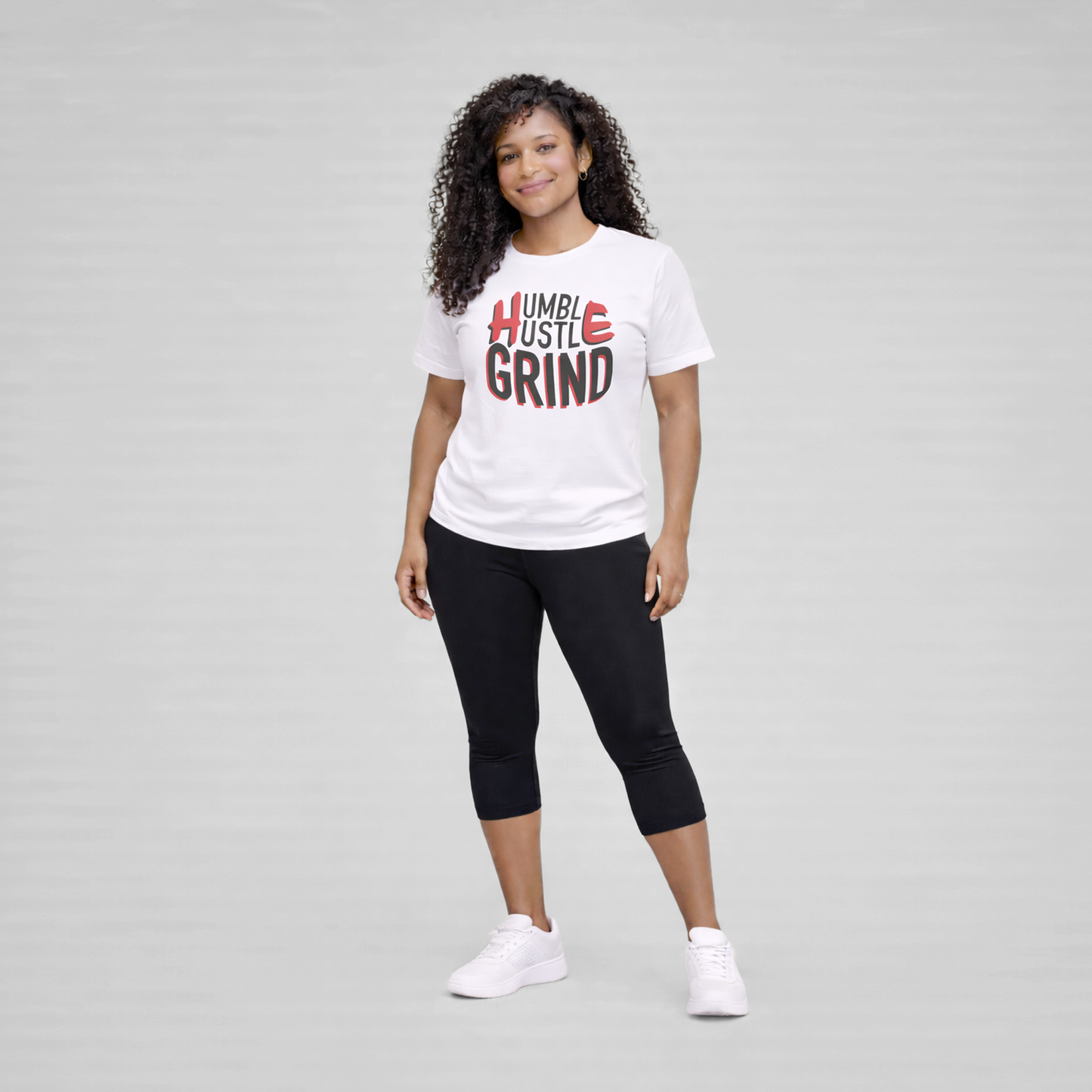 Humble Hustle Grind Unisex Tee - Be•Legendary Athletic Apparel