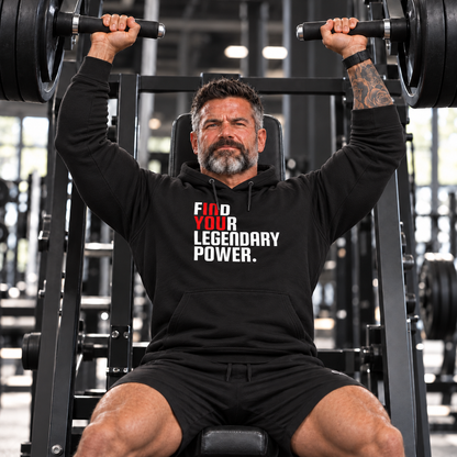 Find Your Legendary Power Hoodie – Black