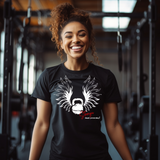 Stronger Than Yesterday Kettlebell Tee (white logo)