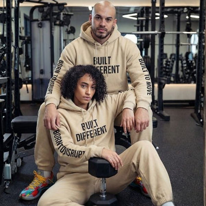 Built Different Hoodie - Sand - Be•Legendary Athletic Apparel