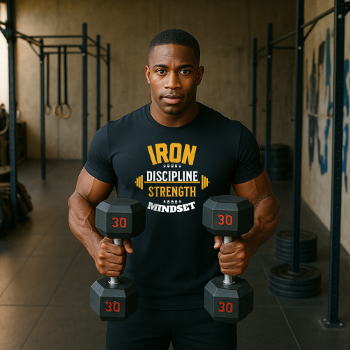 Iron Discipline Strength Mindset Tee