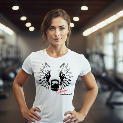 Stronger Than Yesterday Kettlebell Tee
