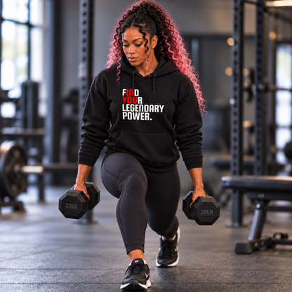 Find Your Legendary Power Hoodie – Black