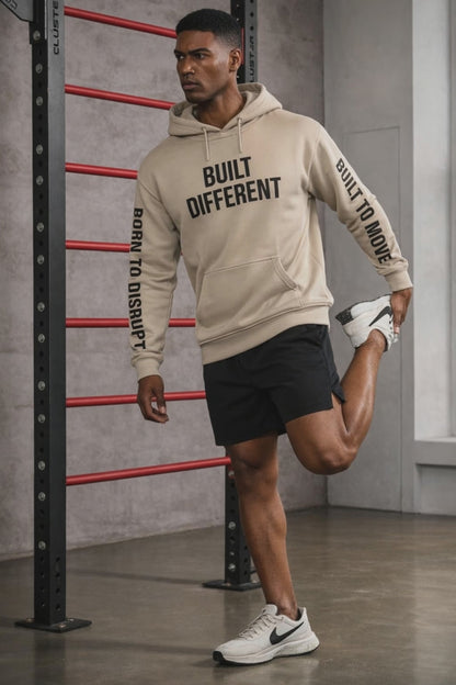Built Different Hoodie - Sand