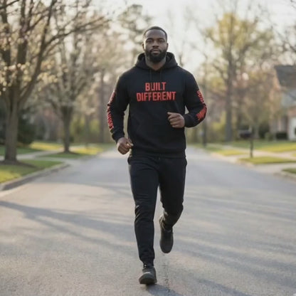 Built Different Hoodie - Black