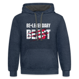 Be Legendary Beast Hoodie - indigo heather/asphalt