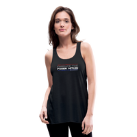 Women's Flowy Embrace The Power Within Tank Top - black