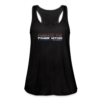 Women's Flowy Embrace The Power Within Tank Top - black