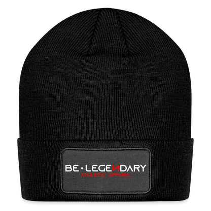 Be Legendary Athletic Apparel Patch Beanie - black