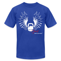 Stronger Than Ever Kettlebell Tee (white logo) - royal blue