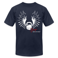 Stronger Than Ever Kettlebell Tee (white logo) - navy