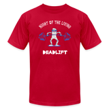 Night Of The Living Deadlift Tee - red