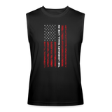 Be Legendary Men’s Performance Sleeveless Flag Shirt - black