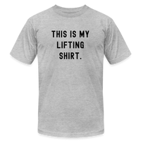 This Is My Lifting Shirt - heather gray