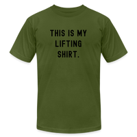 This Is My Lifting Shirt - olive