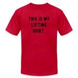 This Is My Lifting Shirt - red