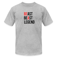 Beast Beast Legend (Be A Legend) Tee - heather gray