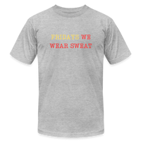 Fridays We Wear Sweat T-Shirt - heather gray